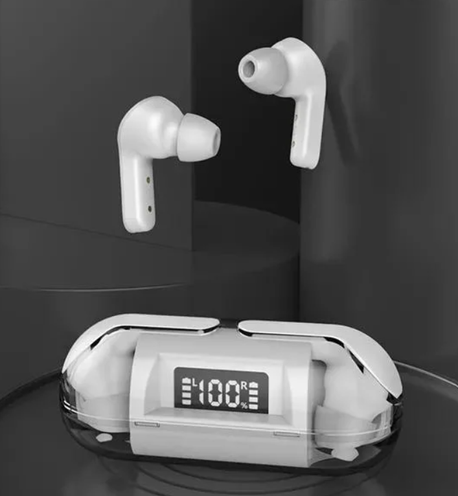 Crystal Wireless Earphones - Transparent Q26